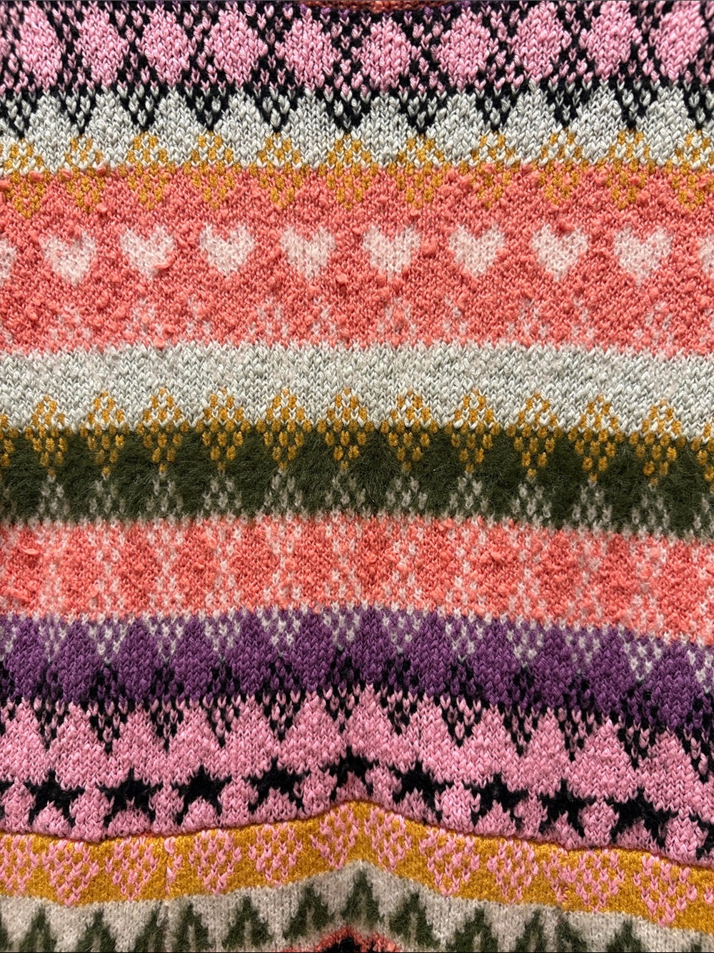 Maeve Multicolor Fair Isle Long Sleeve Fit & Flare Dress - Picture 5 of 5